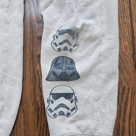 Starwars Gray and Green Jogger Pants Size 14 Kids - Picture 2 of 4